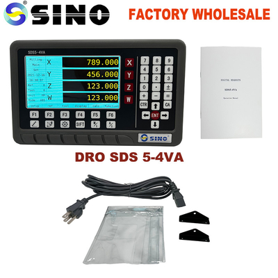 4 Eksenli LCD DRO Okuma Sistemi Freze Torna Tezgahları İçin SINO SDS 5-4VA Ölçme