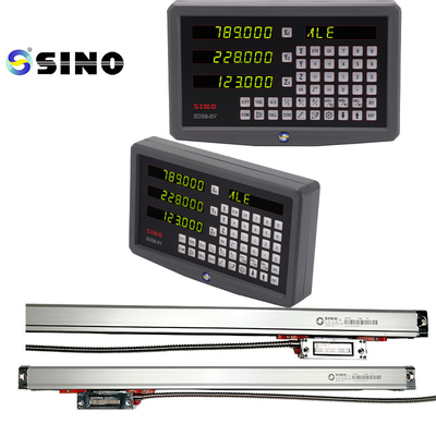 SINO SDS6-3V Dijital Okuma DRO 3 Eksen 1um Cam Lineer Ölçekli Metre Torna Makinesi