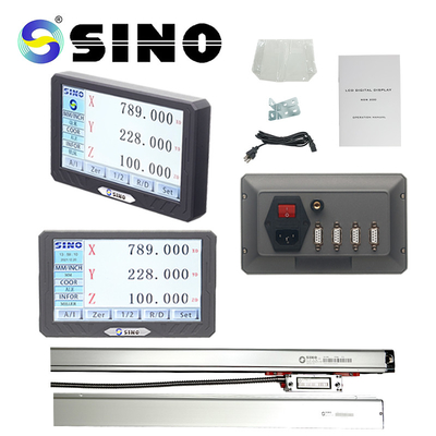 SINO SDS200S 3 Eksenli LCD Tam Dokunmatik Ekran Dijital Okuma Kitleri DRO Izgara Cetveli Döner Kodlayıcı