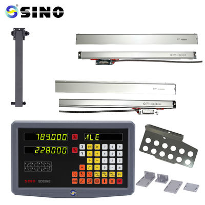 Metal İşleme SDS2MS DRO Kesinlik İçin Ortak İki Eksenli Dijital Okuyucu Ekran