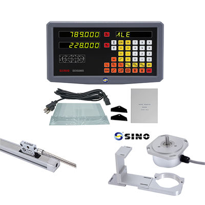 SINO 2 Eksenli Optik Ekran Okuma Cihazı, Doğrusal Ölçücü ile, Uzunluk 70-1020mm, Freze Tezgahları Torna Delme Makinesi İçin