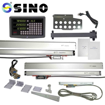 SINO Metal LED 3 Eksenli Freze Makinesi DRO Sistemi Çok Fonksiyonlu
