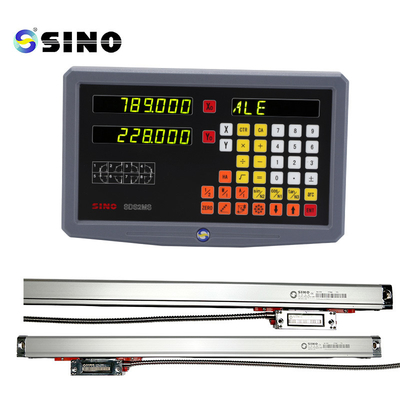 SDS 2MS AC 100 ~ 240V Dijital Okuyucu Sistemi DRO 2 Eksenli KA300 Doğruluk Hata Düzeltmesi ile Manyetik Ölçek Sistemi