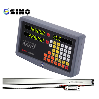 SINO SDS2MS 2 Eksenli Dijital Okuyucu LED Ekranla Çevirme, Çok Fonksiyonlu DRO Ölçüm Sistemleri