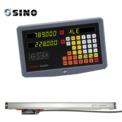 SINO 2 Eksen Dijital Okuyucu Sistemi SDS2MS DRO Çevirme Makinesi İçin Cam Doğrusal Ölçeli Çok Fonksiyonlu