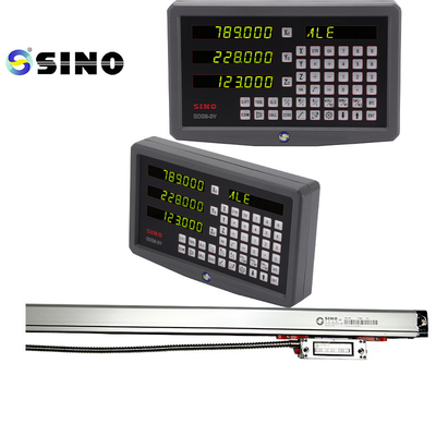 5um 3 Eksen Dijital Okuma DRO SDS6-3V 5 mikron Lineer Kodlayıcı ile TTL Cam Ölçekli Cetvel