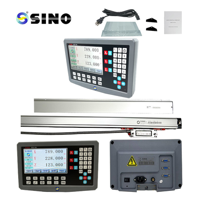 0.5um çözünürlük DRO 3 Eksen Dijital okuma ölçümü SDS2-3VA RS422 sinyali