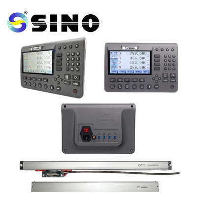 Düzeltme makinesine iki eksenli DRO SDS 200 Kit Metal LCD Tam dokunmatik ekranı 0.005mm çözünürlüğe sahiptir