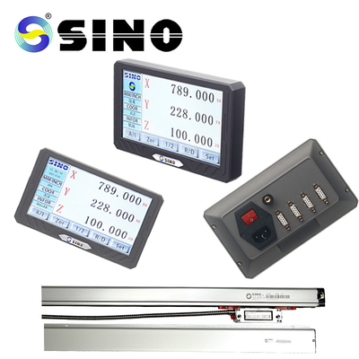 SINO SDS200S Metal 3 Eksenli LCD Dijital Okuma Ekranı DRO Kiti Izgara Ölçeği Kodlayıcı