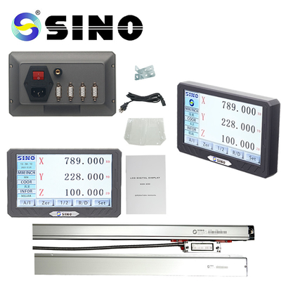 Üç Eksenli Dijital LCD Okuma Ekranı SINO SDS200S Doğrusal Optik Kodlayıcı