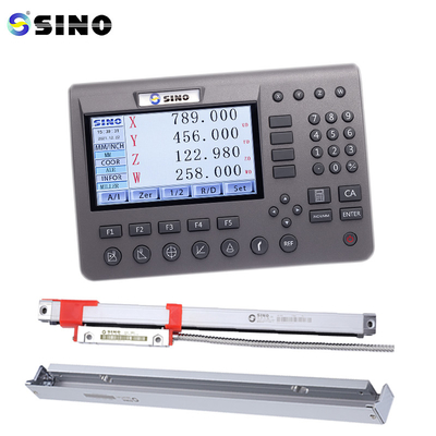 SDS200 DRO SINO Dört Eksenli Dijital Okuyucu Sistemi, Metal LCD ve Dökme Makineleri için Doğrusal Kodlayıcı Kit