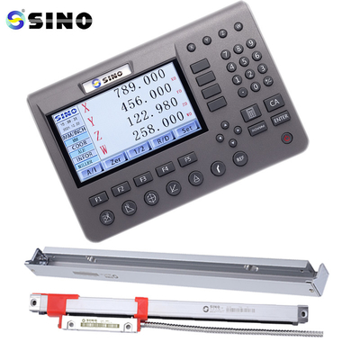 SDS200 DRO SINO Dört Eksenli Dijital Okuyucu Sistemi, Metal LCD ve Dökme Makineleri için Doğrusal Kodlayıcı Kit