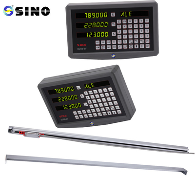 SINO KA600-1500mm 1μM Doğrusal Ölçek DRO 2 Eksenli Dijital Okuyucu Kodlayıcı Yüksek Hassasiyetli Döner