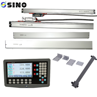 SDS2-3VA 3 Eksenli Dökme Döner LCD DRO Dijital Okuyucu KA300-70mm Doğrusal Ölçekli Optik Kodlayıcı
