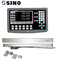 SINO 3 Eksenli Dro Dijital Okuyucu Metal Kasa KA-300 Döner freze makinesi için doğrusal cam ölçeği