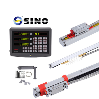 SINO SDS6-3V Dijital Okuyucu DRO 3 Eksenli LED Ekranlı Döner Döner Düzeltme Makinesi