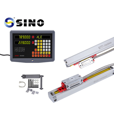 SINO Dijital Doğrusal Ölçü Kısayol SDS2MS Dijital Okuyucu Ekranında İki Eksenli Doğrusal Cam Ölçeği