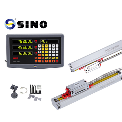 SINO SDS2-3MS 3 Eksenli Dijital Okuyucu Sistemi DRO Lathe freze makinesi için cam doğrusal kuşak