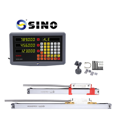 SINO Dijital Okuyucu Sistemi SDS2-3MS Dijital Ekran Okuyucu DRO Üç Eksenli Doğrusal Kodlayıcı ile Döner Düzme Makinesi için
