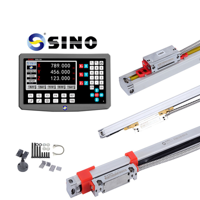 SINO SDS6-3VA 3 Eksenli DRO Dijital Okuyucu Ekranı, Doğrusal Cam Ölçeği Kodlayıcısı, Izgarası Yöneticisi