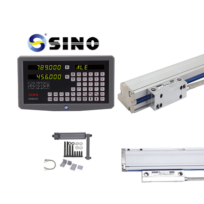 SINO 2 Axis CE SDS6-2V SINO Digital Reading System With LED Display For Lathe Milling Machine (Döner freze makinesi için LED ekranlı SINO dijital okuma sistemi)