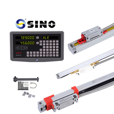 SINO SDS6-2V DRO 2 Eksenli Dijital Okuyucu Metal LED Kits ile İki Doğrusal Kodlayıcı Yöneticiler Döşeme Döşeme Makinesi için