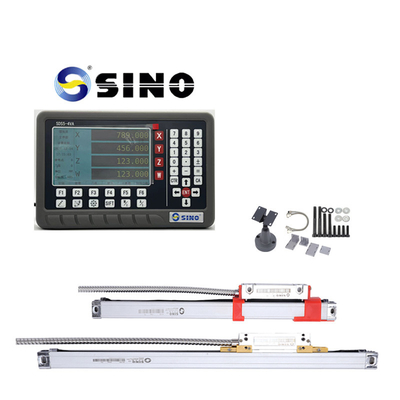SDS 5-4VA Büyük Ekran Çok Fonksiyonlu Dijital Okuma Ekranı LCD Dro ve Grating Ruler Set ile donatılmıştır