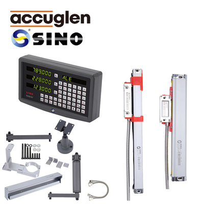 SINO Yüksek Hassasiyetli Ölçme Aracı, SDS6-3VA 3 Eksenli Dijital Oku RS422, 1um/5um Doğrusal Cam Ölçeci