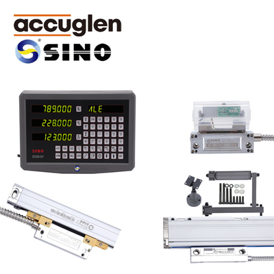 SINO Yüksek Hassasiyetli Ölçme Aracı, SDS6-3VA 3 Eksenli Dijital Oku RS422, 1um/5um Doğrusal Cam Ölçeci