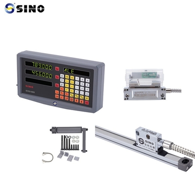 SINO Dijital Okuyucu SDS 2-3MS 2 Eksen Metal LCD DRO 0.005mm çözünürlük Lineer Kodlayıcı ile pratik