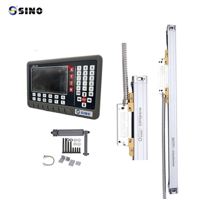 4 Eksenli Dijital Okumalı Doğrusal Ölçek DRO LCD Ekranı ile: 1um/5um/0.1um çözünürlük