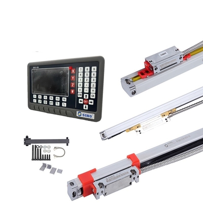 1um/5um/0.1um Çözünürlük 4 Eksenli Dijital Okuyucu LCD Ekranlı Doğrusal Ölçekli DRO