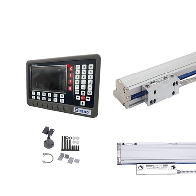 1um/5um/0.1um Çözünürlük 4 Eksenli Dijital Okuyucu LCD Ekranlı Doğrusal Ölçekli DRO