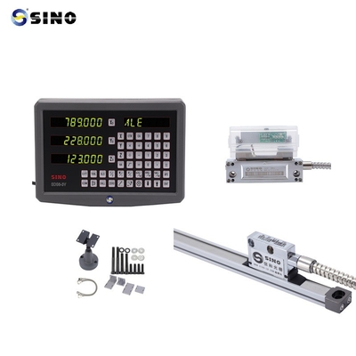 Metal 3 Eksen Dijital Okuma Sistemi SDS6-3VA, torna freze makinesi için Yüksek Hassasiyetli Optik Dijital Doğrusal Ölçü ile