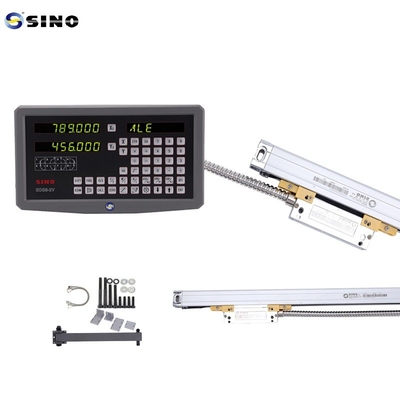 SDS6-2V Dijital Okuyucu SINO LED Ekranı 2 Eksenli DRO Sistemi 60Hz freze torna makinesi için