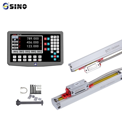 SDS6-3VA 3 Eksenli Dijital Okuyucu SINO Yüksek Hassasiyetli Ölçme Aracı RS422 1um/5um Doğrusal Cam Ölçeği