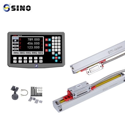 SDS6-3VA 3 Eksenli Dijital Okuyucu SINO Yüksek Hassasiyetli Ölçme Aracı RS422 1um/5um Doğrusal Cam Ölçeği
