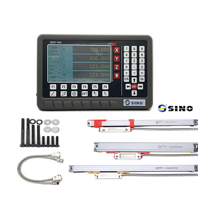 SINO SDS5-4VA Dört Eksenli LCD Ekranlı Dijital Ekran Ölçer Lateh değirmeni için Genel Okumalar