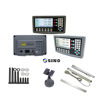 SINO SDS2-3VA 0.5um Çözüm DRO 3 Eksenli Dijital Okuyucu Meter RS422 Sinyal Döner Mül için
