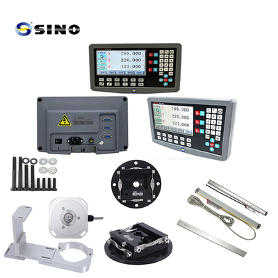 SINO SDS2-3VA 0.5um Çözüm DRO 3 Eksenli Dijital Okuyucu Meter RS422 Sinyal Döner Mül için