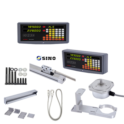 SINO SDS2MS 2 Axia DRO Digital Reading With Linear Encoder For Lathe Milling Machine (Döner freze makinesi için doğrusal kodlayıcı ile Axia DRO dijital okuma)