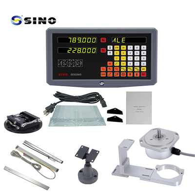 SINO SDS2MS RoHS ile Lates için 2 Eksenli Dijital Okuyucu (DRO) Sistemi, Çok Fonksiyonlu Ölçüm Sistemleri