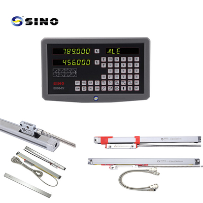 SINO 2 Axis CE SDS6-2V SINO Digital Reading System With LED Display For Lathe Milling Machine (Döner freze makinesi için LED ekranlı SINO dijital okuma sistemi)