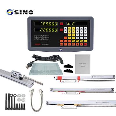 SINO SDS2MS 2 Eksenli Dijital Okuyucu DRO Sistemi KA300 Doğrusal Ölçeğiyle Çevirme için Çok Fonksiyonlu