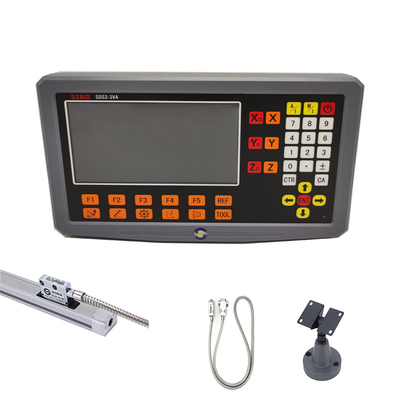 SINO SDS2-3VA Ekonomik TFT LCD 2/3 Eksenli Dijital Okuyucu Sistemi DRO, torna fabrikası için doğrusal kodlayıcı ile