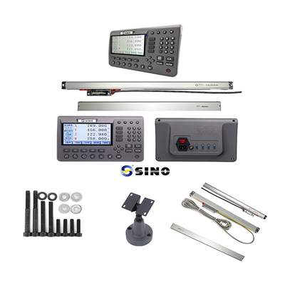 4 Eksenli SINO SDS 200 Metal LCD Dijital Okuyucu Sistemi 285x195x53cm Döner için Doğrusal Kodlayıcı ile