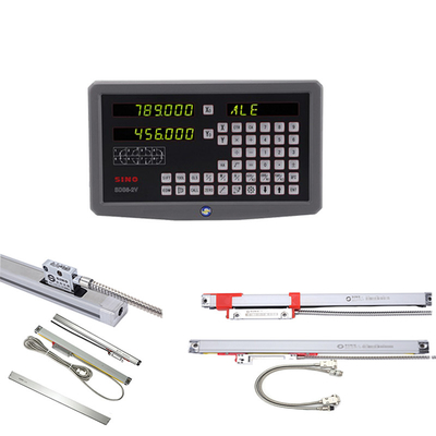 SINO SDS6-2V DRO Metal LED Kits ile 2 Eksenli Dijital Okuyucu