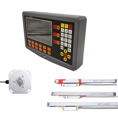 AC220V 110V 70-1020mm Doğrusal Ölçekli Kodlayıcı ızgaralı Ruler LCD DRO 3 Eksenli Dijital Okuyucu ile