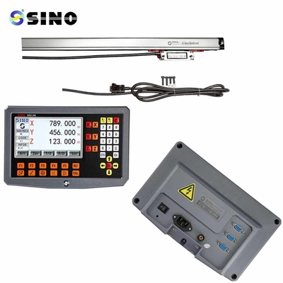SINO SDS 2-3V frezeleme makinesinde doğrusal ölçekli kodlayıcı sistemi olan 3 eksenli DRO kiti