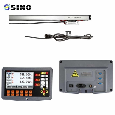SINO SDS 2-3V frezeleme makinesinde doğrusal ölçekli kodlayıcı sistemi olan 3 eksenli DRO kiti